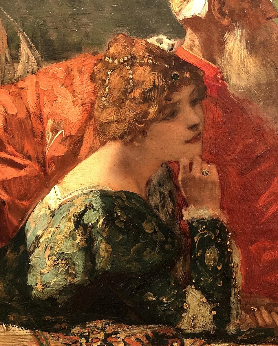 Jean - Joseph Benjamin, Constant, Il Doge di Venezia, 1889, Haggin Museum, Stockton, dettaglio